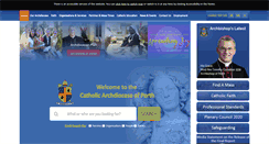 Desktop Screenshot of perthcatholic.org.au