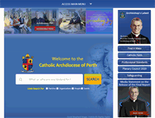 Tablet Screenshot of perthcatholic.org.au